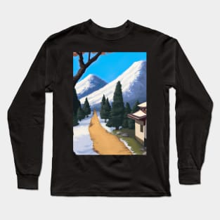 Path to a mountain Long Sleeve T-Shirt